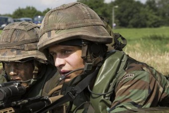 Aankomend onderofficier grondoptreden